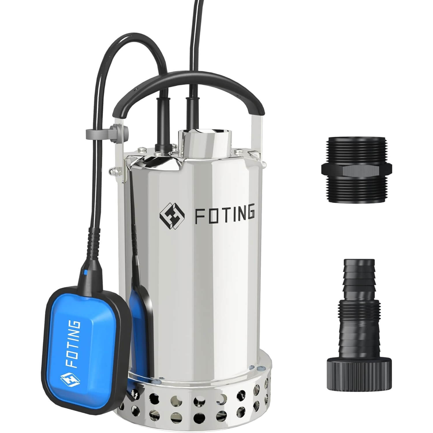 Foting 1HP 3821GPH Submersible Automatic Sump Pump Portable for ...